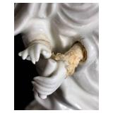Pair of Porcelain Statues of Kwan Yin/Quan Yin from the 1940 Pair of Porcelain Statues of Kwan Yin/Quan Yin from the 1940