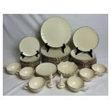 Lenox Weatherly (Platinum Trim) Dinnerware Set D517 Lenox Weatherly (Platinum Trim) Dinnerware Set D517