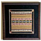 Framed Umkuna Textile Art Made from Baby Alpaca Fibers Framed Umkuna Textile Art Made from Baby Alpaca Fibers