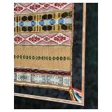 Framed Umkuna Textile Art Made from Baby Alpaca Fibers Framed Umkuna Textile Art Made from Baby Alpaca Fibers