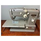 Pfaff Sewing Machine Model 332 with Vintage Sewing Table and Sewing Accessories Pfaff Sewing Machine Model 332 with Vintage Sewing Table and Sewing Accessories