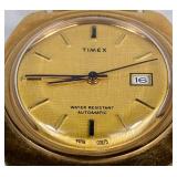 Vintage Timex Square Manual Wind Gold Tone Mens Watch Vintage Timex Square Manual Wind Gold Tone Mens Watch