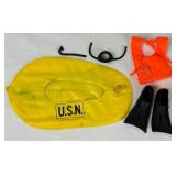 Vintage G.I. Joe Land Adventurer Action Figure, Inflatable U.S. Navy Life Raft , Clothing and Accessories Vintage G.I. Joe Land Adventurer Action Figure, Inflatable U.S. Navy Life Raft , Clothing and Accessories