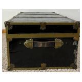 Two Antique Travel Trunks Two Antique Travel Trunks