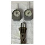 Vintage Precision Dial Dynamometer 2 Piece Collection - Made in France Vintage Precision Dial Dynamometer 2 Piece Collection - Made in France