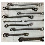 Wrench Collection includes Various 12" Chain Wrench, Box End, Open End, Pipe and Adjustable Wrenches Wrench Collection includes Various 12" Chain Wrench, Box End, Open End, Pipe and Adjustable Wrenches