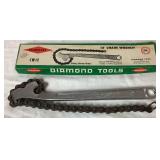 Wrench Collection includes Various 12" Chain Wrench, Box End, Open End, Pipe and Adjustable Wrenches Wrench Collection includes Various 12" Chain Wrench, Box End, Open End, Pipe and Adjustable Wrenches
