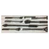 Rachet, Socket, 1/2" Speed Handle Collection with Vintage Metal Toolbox Rachet, Socket, 1/2" Speed Handle Collection with Vintage Metal Toolbox
