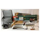Saw and Sawhorse Collection Saw and Sawhorse Collection
