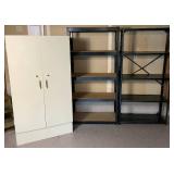 Four Metal Shelving/Cabinet Four Metal Shelving/Cabinet