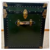 Medium Antique Steamer Trunk with 2 Trays/Inserts plus lock and key Medium Antique Steamer Trunk with 2 Trays/Inserts plus lock and key