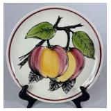 Vintage Gien France 7.5" Fruit Plates - set of 8 Vintage Gien France 7.5" Fruit Plates - set of 8
