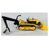 Vintage Tonka Trencher Backhoe Bulldozer and Tonka Jeep AA Wrecker & Plow with Blade Vintage Tonka Trencher Backhoe Bulldozer and Tonka Jeep AA Wrecker & Plow with Blade