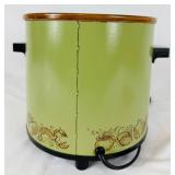 Set of 2 Vintage "Party Hostess" Warm-O-Tray by Atlantic Giftwares in Original Boxes and Rival Green Crock Pot 3.5 qt. Set of 2 Vintage "Party Hostess" Warm-O-Tray by Atlantic Giftwares in Original Boxes and Rival Green Crock Pot 3.5 qt.