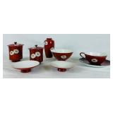 Noritake Japanese Tea Pieces - Noritake Nippon Toki Kaisha Cup and Vase Noritake Japanese Tea Pieces - Noritake Nippon Toki Kaisha Cup and Vase