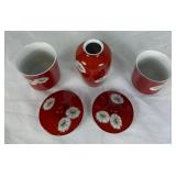 Noritake Japanese Tea Pieces - Noritake Nippon Toki Kaisha Cup and Vase Noritake Japanese Tea Pieces - Noritake Nippon Toki Kaisha Cup and Vase