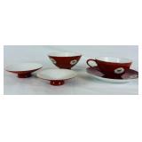 Noritake Japanese Tea Pieces - Noritake Nippon Toki Kaisha Cup and Vase Noritake Japanese Tea Pieces - Noritake Nippon Toki Kaisha Cup and Vase
