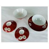 Noritake Japanese Tea Pieces - Noritake Nippon Toki Kaisha Cup and Vase Noritake Japanese Tea Pieces - Noritake Nippon Toki Kaisha Cup and Vase