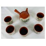 Japanese Tea Set - Set of 5 Cups and Teapot - Made in Japan Japanese Tea Set - Set of 5 Cups and Teapot - Made in Japan