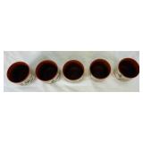 Japanese Tea Set - Set of 5 Cups and Teapot - Made in Japan Japanese Tea Set - Set of 5 Cups and Teapot - Made in Japan