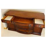 Drexel Mahogany Bowfront Sideboard Drexel Mahogany Bowfront Sideboard