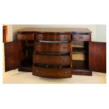 Drexel Mahogany Bowfront Sideboard Drexel Mahogany Bowfront Sideboard