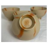 Vintage Japanese Studio Pottery Bizen Ware Tea Set Vintage Japanese Studio Pottery Bizen Ware Tea Set