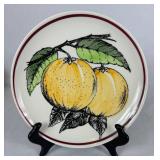 Vintage Gien France 7.5" Fruit Plates - set of 8 Vintage Gien France 7.5" Fruit Plates - set of 8