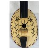 Primitive Art Hand Carved Wooden Violin Primitive Art Hand Carved Wooden Violin