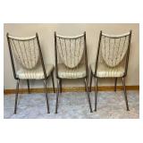 Three Piece Virtue Brothers MCM Dining Chairs Three Piece Virtue Brothers MCM Dining Chairs