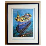 Limited Edition Print Maltese Fishing Boat From 1995 Neuro European Sales Mtg - 23/100 Limited Edition Print Maltese Fishing Boat From 1995 Neuro European Sales Mtg - 23/100