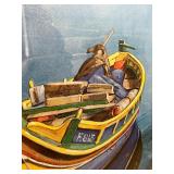 Limited Edition Print Maltese Fishing Boat From 1995 Neuro European Sales Mtg - 23/100 Limited Edition Print Maltese Fishing Boat From 1995 Neuro European Sales Mtg - 23/100