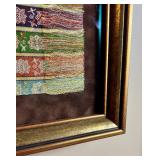 Tatsumura Textile "Karahana Socho Chohan-Kin" Framed Woven Fabric Tatsumura Textile "Karahana Socho Chohan-Kin" Framed Woven Fabric