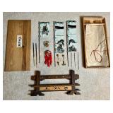 Japanese Traditional Zashiki Nobori Interior Decoration Flag Set Japanese Traditional Zashiki Nobori Interior Decoration Flag Set