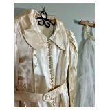 Vintage Wedding Dress with Slip and Veil from 1935 Vintage Wedding Dress with Slip and Veil from 1935