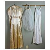 Vintage Wedding Dress with Slip and Veil from 1935 Vintage Wedding Dress with Slip and Veil from 1935