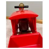 Vintage Marx Red Pioneer #49 Ride On Plastic Toy Train Vintage Marx Red Pioneer #49 Ride On Plastic Toy Train
