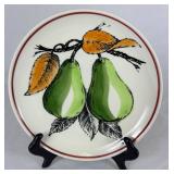 Vintage Gien France 7.5" Fruit Plates - set of 8 Vintage Gien France 7.5" Fruit Plates - set of 8