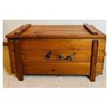 Small Handcrafted Wooden Chest Small Handcrafted Wooden Chest
