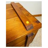 Small Handcrafted Wooden Chest Small Handcrafted Wooden Chest