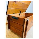 Small Handcrafted Wooden Chest Small Handcrafted Wooden Chest