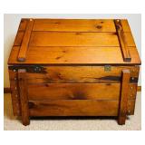 Small Handcrafted Wooden Chest Small Handcrafted Wooden Chest
