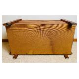Small Handcrafted Wooden Chest Small Handcrafted Wooden Chest