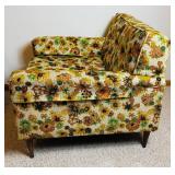 Vintage Floral Hand Upholstered Arm Chair Vintage Floral Hand Upholstered Arm Chair