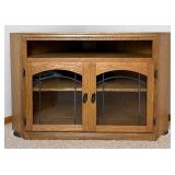 Oak Corner TV/Media Cabinet Oak Corner TV/Media Cabinet