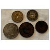 Hong Kong, Singapore, Japan  and China Coins and Paper Currency Hong Kong, Singapore, Japan  and China Coins and Paper Currency