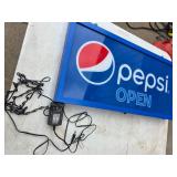 Pepsi Open Elec Sign Pepsi Open Elec Sign