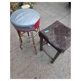 2- Metal Shop Stools 2- Metal Shop Stools