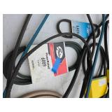 Assortment Of V-Belts & Mower Blades Assortment Of V-Belts & Mower Blades