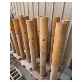 16-4" Round Wood Barricades 16-4" Round Wood Barricades